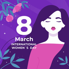 International women day vector illustration