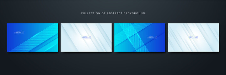 Minimalism gradient blue Geometric Blue Colorful abstract Design Background