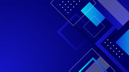 Fototapeta premium Circle Geometric Blue Colorful abstract Design Background