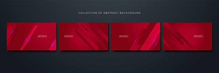 Business Geometric red Colorful abstract Design Background