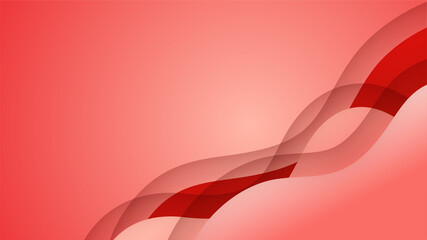 Wave layer red Colorful abstract Design Background