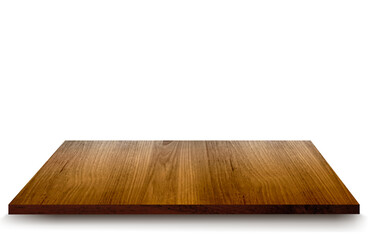 wooden table. Use as a montage for displaying items.Concept in a vintage style, Clipping path