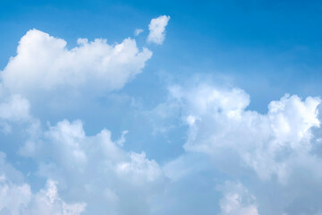 Blue sky and white clouds