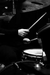 Man playing drums	
