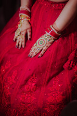 henna tattoo on hands