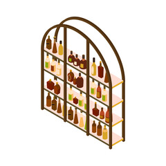 Restaurant Drinks Cabinet Composition