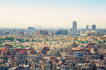 Fototapeta na wymiar The city of Cairo in Egypt