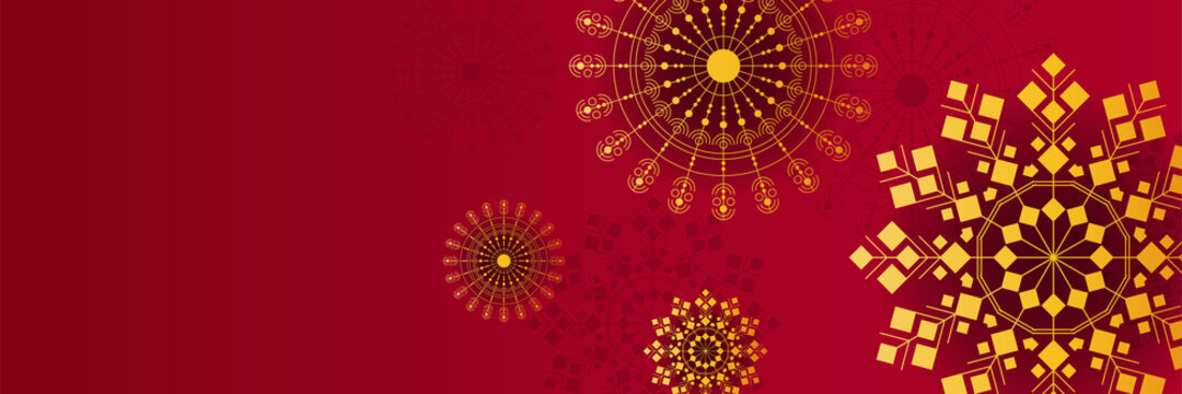 Luxury ramadan background with red arabesque pattern arabic islamic east style. Decorative design for print, poster, cover, brochure, flyer, banner.