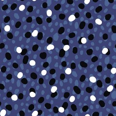 Seamless dots pattern with spots for wallpaper and fabrics and packaging and gifts and cards and linens 
