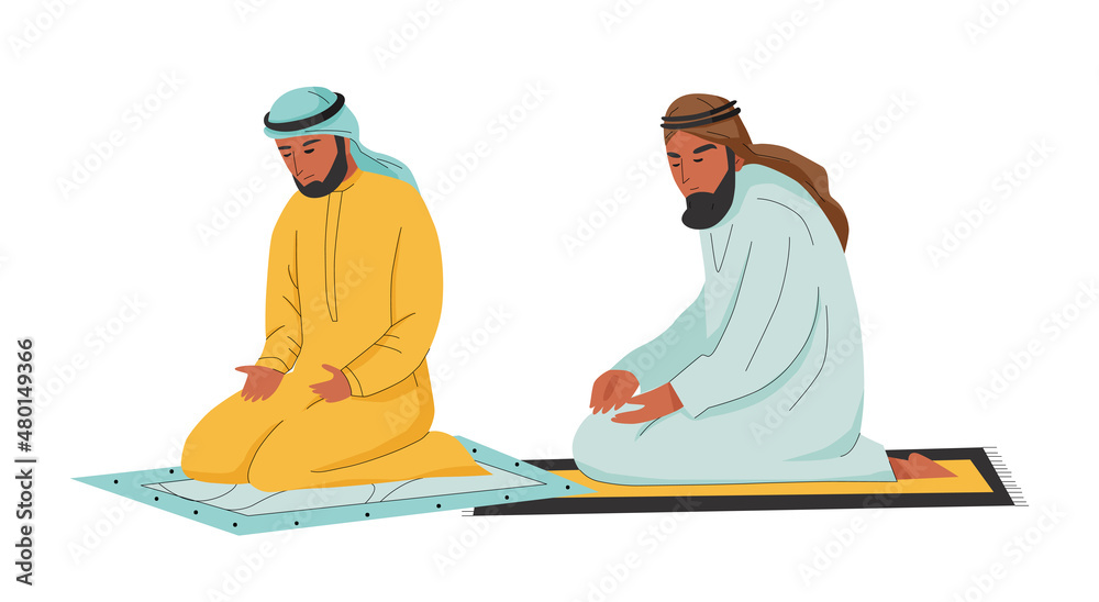 Wall mural Arab Men Illustration