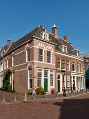Fototapeta premium Häuser in der Altstadt von Utrecht in den Niederlanden
