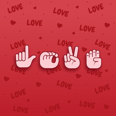 Dacto Love Heart Background