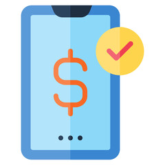Mobile Payment flat icon