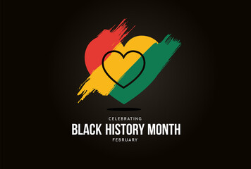 Black history month celebrate 2022. vector illustration design graphic Black history month - obrazy, fototapety, plakaty