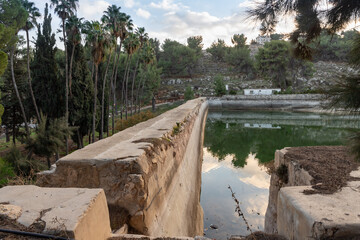 A view of Solomons Basin near Bethlehem in the Palestinian Authority, Israel