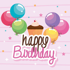 happy birthday postcard