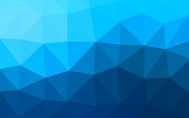 Obraz premium Light BLUE vector abstract polygonal layout.