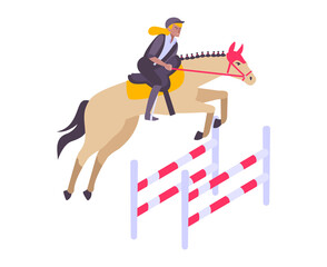 Obraz premium Horse Race Icon
