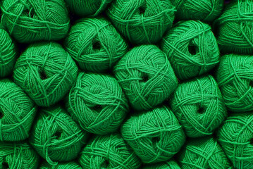 Abstract diy background. Ball of wool. Beautiful colored wools ball. Wool texture. Skeins of yarn....