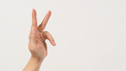 Naklejka premium L.T. (linus torvalds) Gangster hand signs on white background.