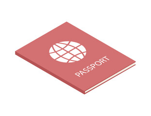 Passport Isometric Icon