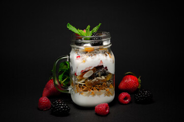yogurt with berries