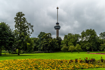 Amsterdam city in Netherlands by day