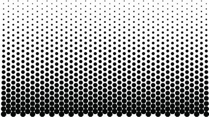 The octagon pattern halftones on white background