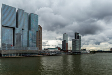 Amsterdam city in Netherlands by day