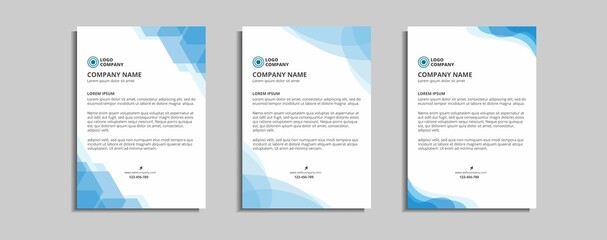 modern corporate letterhead template design