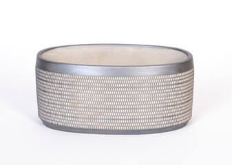 Decorative flower pot with wooden legs