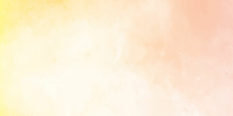 abstract watercolor background with space, soft yellow and pink watercolor background