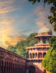  Kau Ban Mosque on the grounds of the Taj Mahal, Agra, India