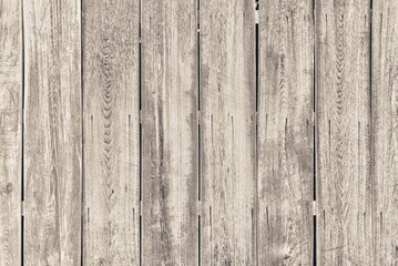 Old light color wood wall for seamless wood background and texture.