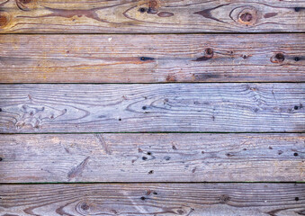 Old light color wood wall for seamless wood background and texture.