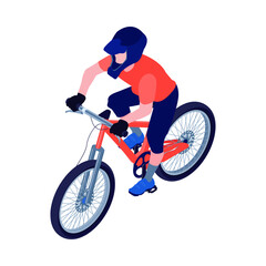 Fototapeta premium Mountain Bicycle Icon