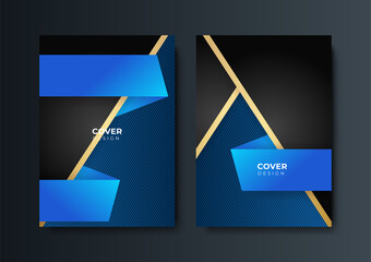 Abstract trendy gradient flowing geometric pattern background texture for poster cover design. Minimal color gradient banner template. Modern vector wave shape for brochure