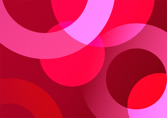 Gradient elegant red yellow colorful abstract cover design template