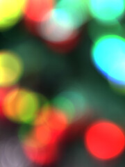 Blurred background with colorful bokeh
