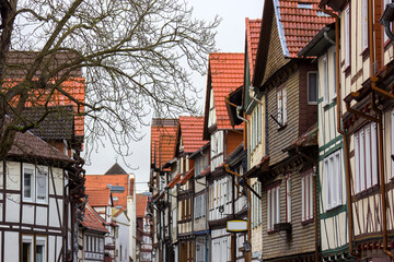 Fototapeta premium The Town of Bad Sooden-Allendorf in the Werra Valley in Germany