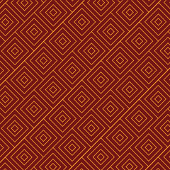 chinese golden rhombus pattern