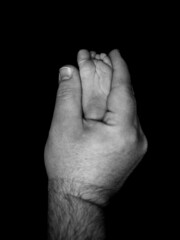 Fototapeta premium hand of a person
