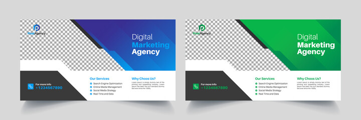 Digital business marketing promotional social media post template