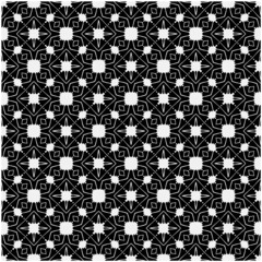 Black and white ethnic pattern with symmetrical elements .  Abstract geometric pattern.
Simple monochrome ornamental background. 