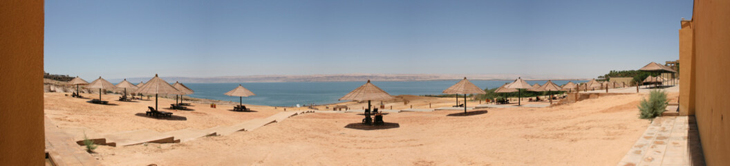 Panorama Plage mer morte – Jordanie