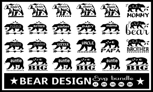 Bear Svg Bundle