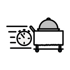 Fast Room Service Icon