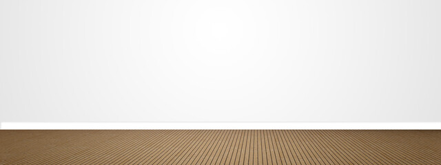 Concept or conceptual vintage or grungy brown background of natural wood or wooden old texture floor and wall as a retro pattern layout. A 3d illustration metaphor to time, material, emptiness,  age 