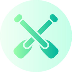 oars gradient icon