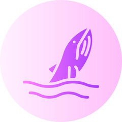 whale gradient icon
